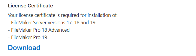 Download License