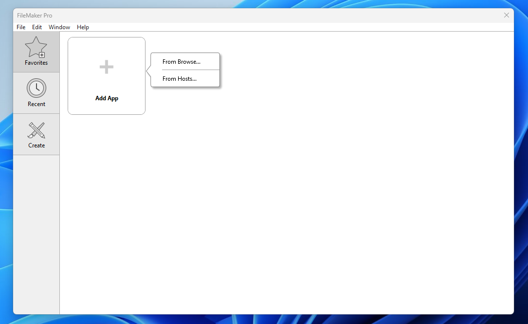 FileMaker Hosts