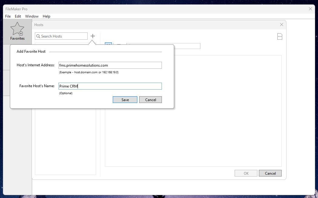 Open Hosts